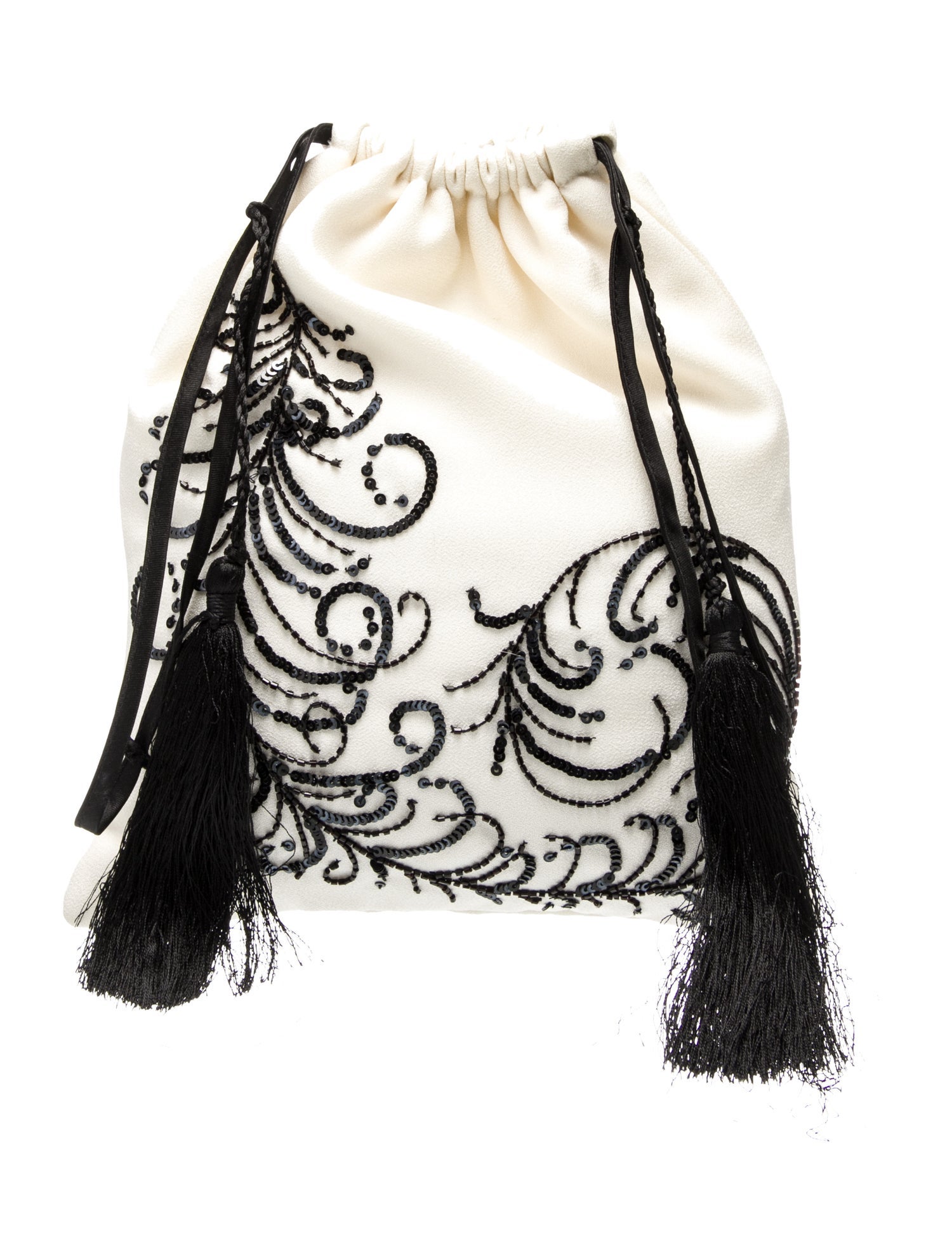 Attico Satin Bucket Bag