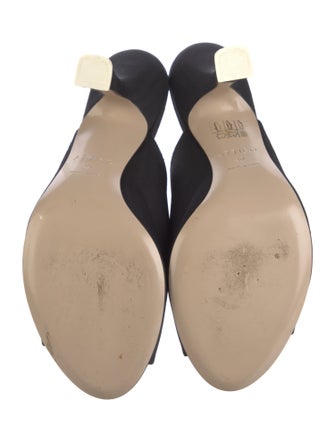 Attico Satin Crystal Embellishments Slides