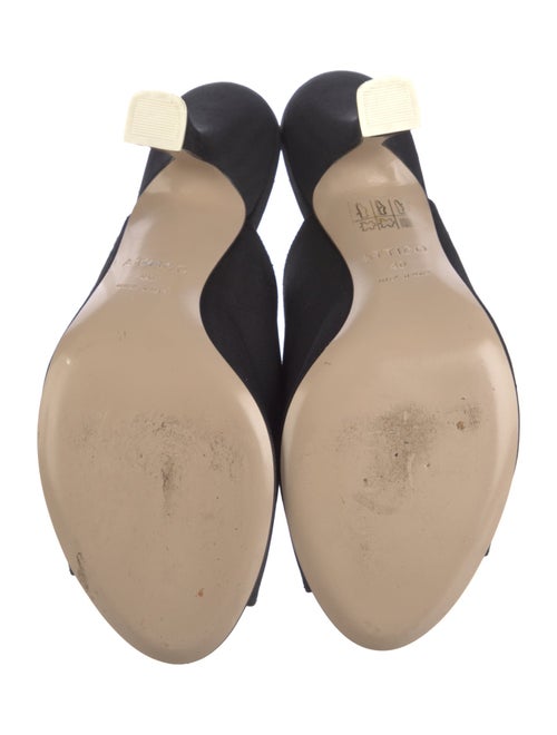 Attico Satin Crystal Embellishments Slides