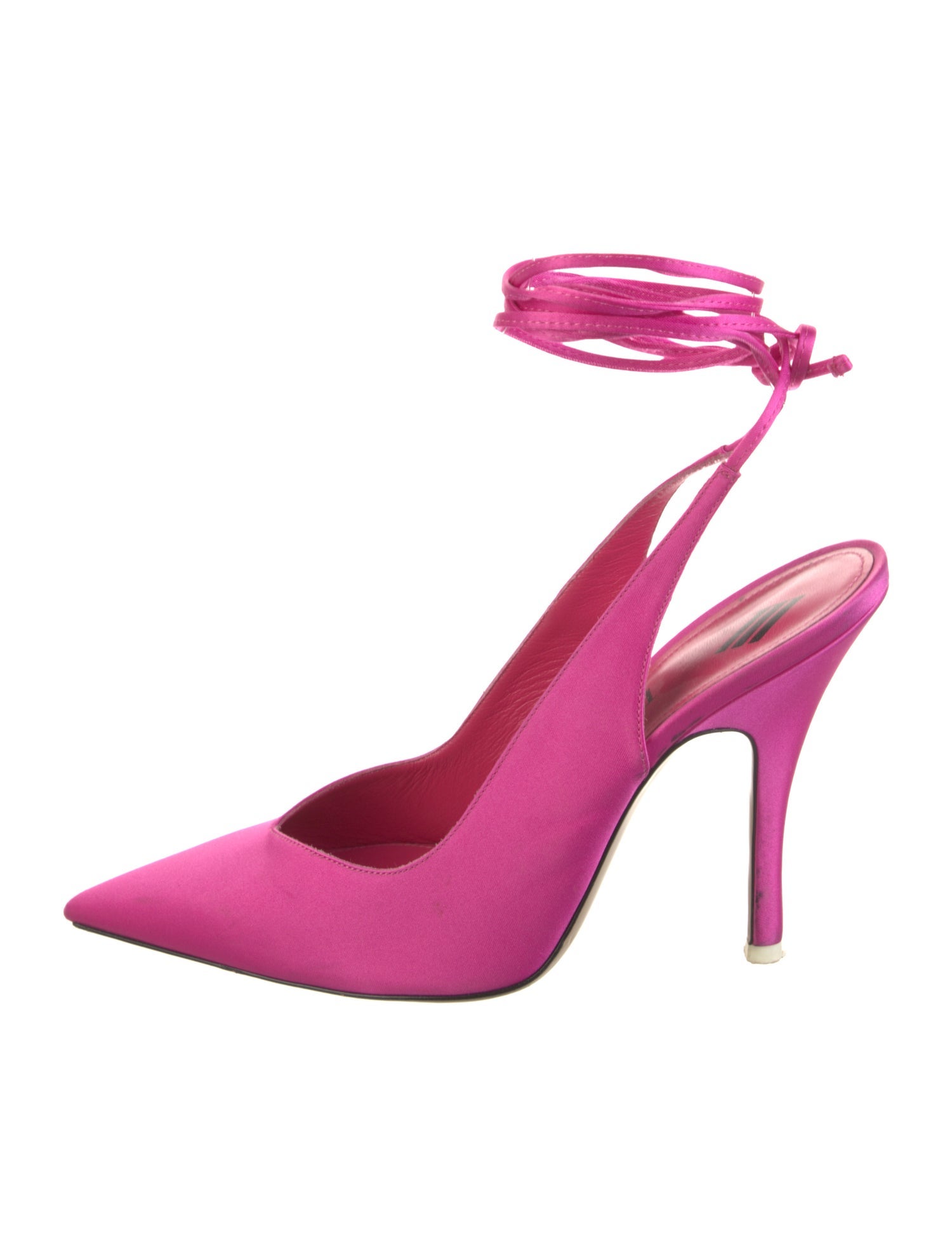 Attico Satin Slingback Pumps