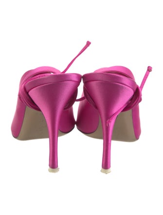 Attico Satin Slingback Pumps