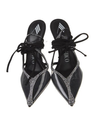 Attico PVC Slingback Pumps