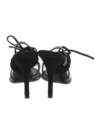 Attico PVC Slingback Pumps