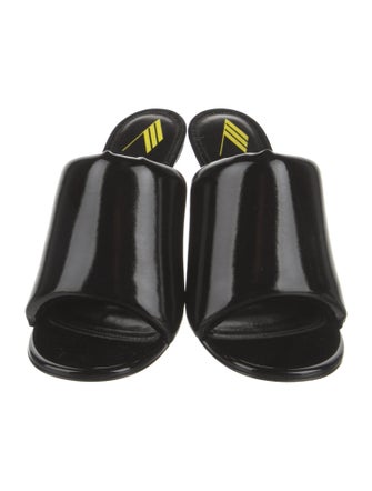 Attico Patent Leather Slides