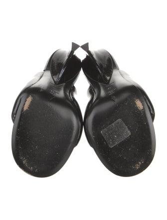 Attico Patent Leather Slides