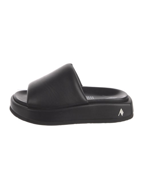Attico Leather Slides