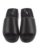 Attico Leather Slides