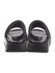 Attico Leather Slides
