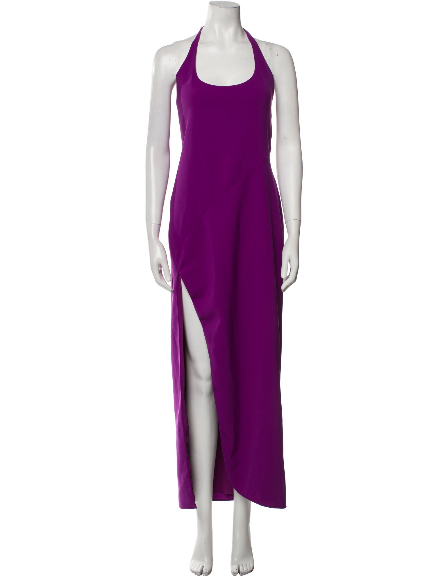 Attico Halterneck Long Dress