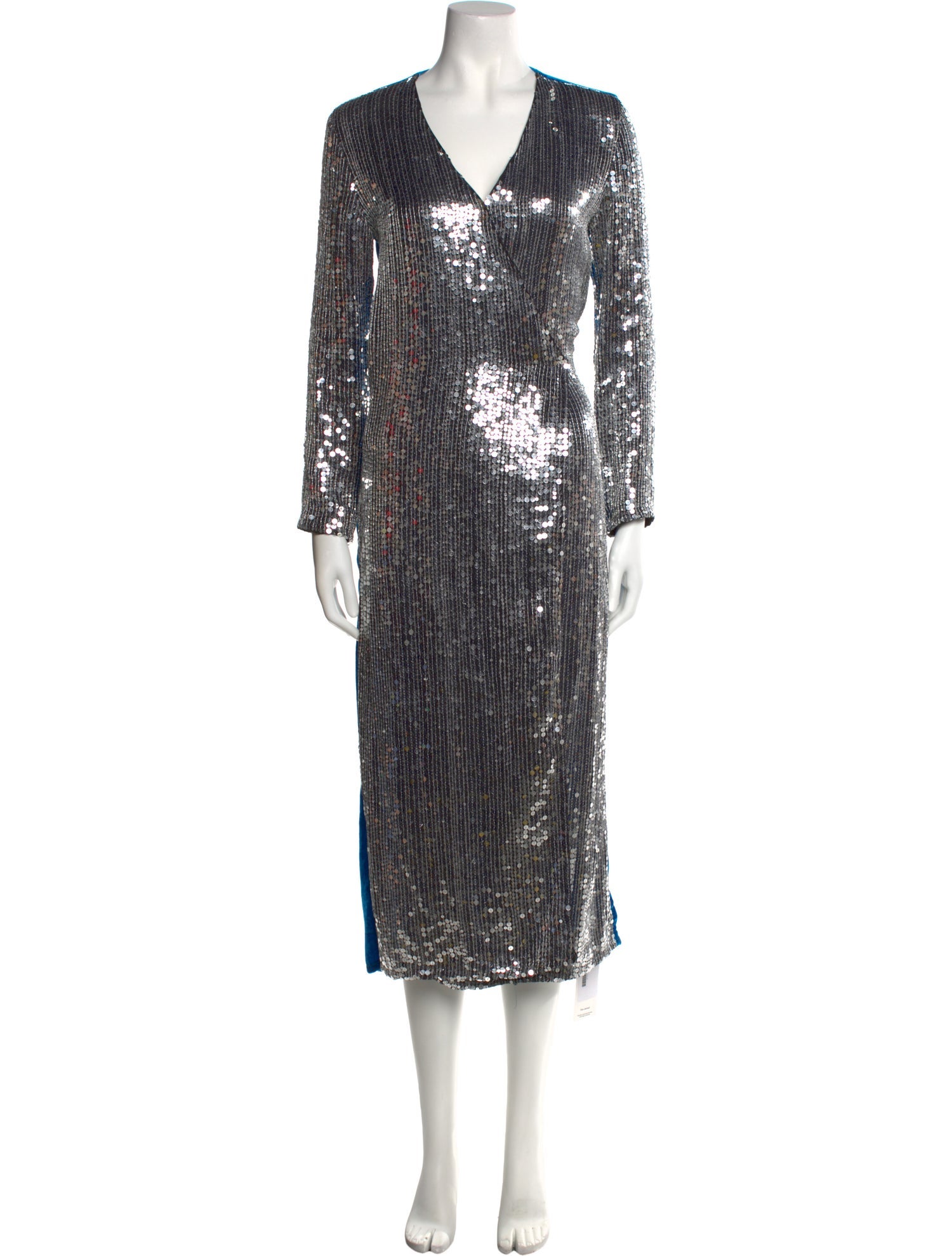 Attico Sequin Long Dress