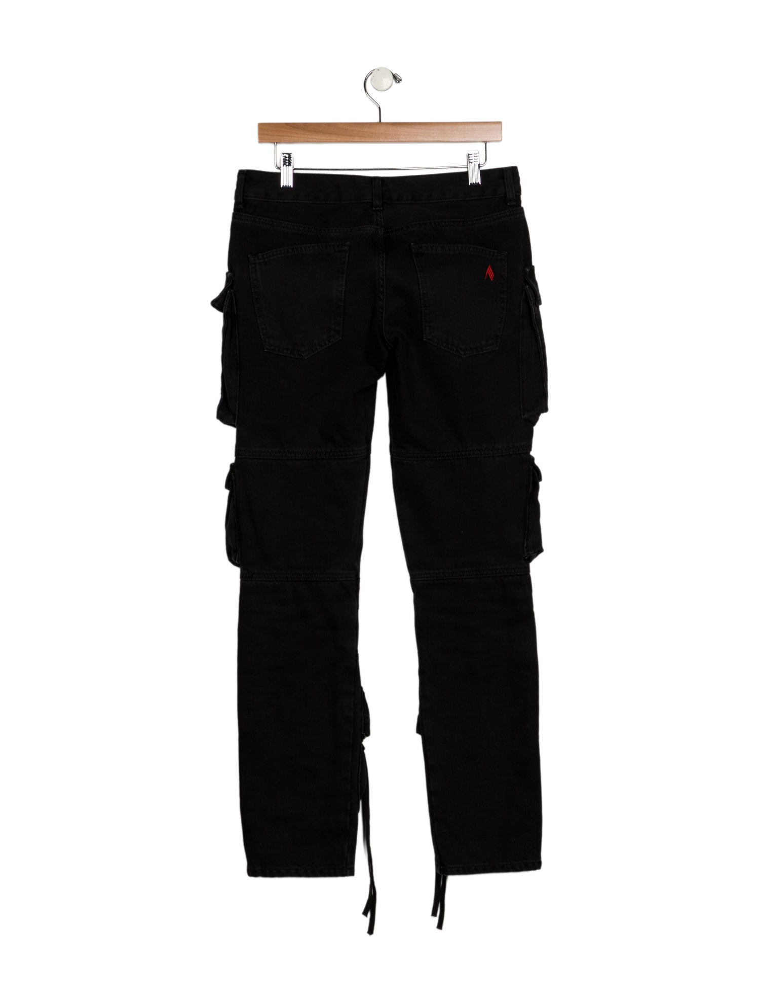 Attico Mid-Rise Straight Leg Jeans