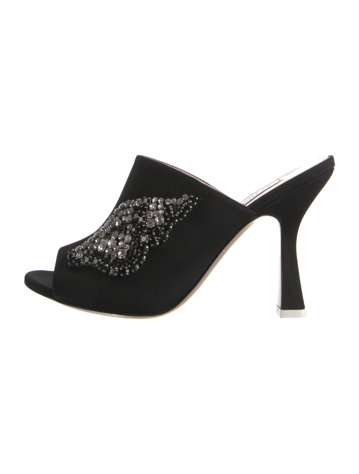 Attico Crystal Embellishments Slides