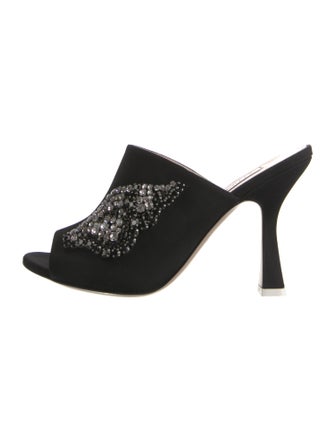 Attico Crystal Embellishments Slides