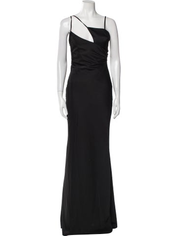 Attico Dresses Asymmetrical Long Dress Us2, It38 | XS