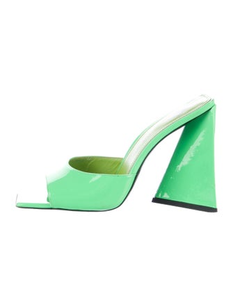 Attico Patent Leather Slides