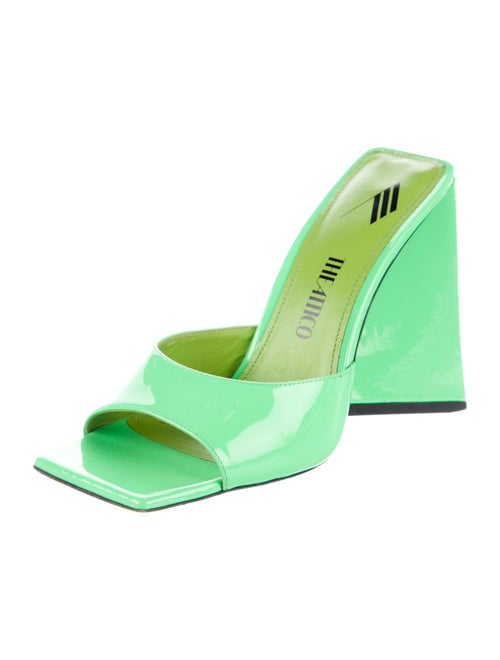 Attico Patent Leather Slides