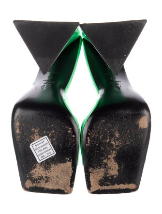 Attico Patent Leather Slides