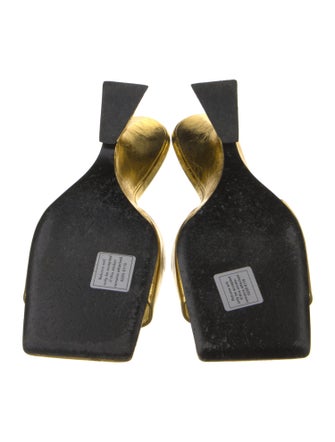 Attico Leather Slides