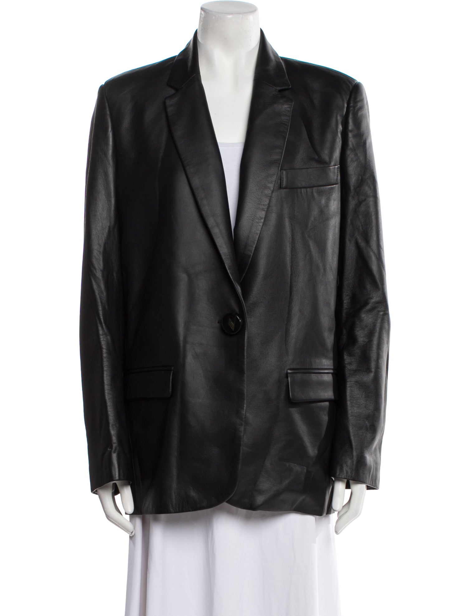 Attico Lamb Leather Blazer w/ Tags