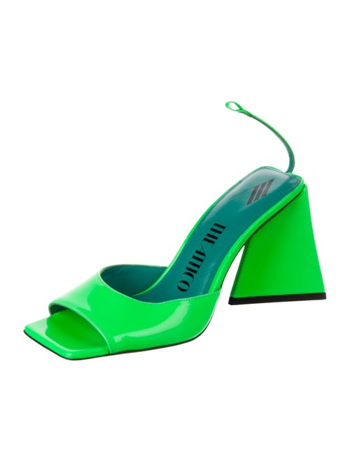 Attico Patent Leather Slides