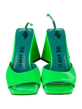 Attico Patent Leather Slides