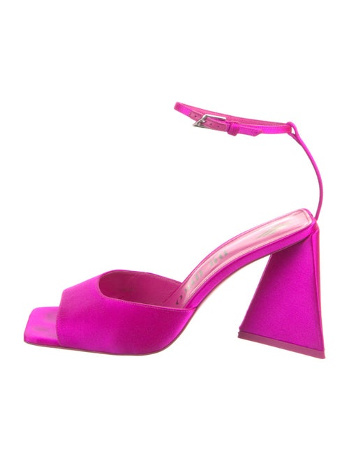 Attico Leather Leather Trim Embellishment Sandals