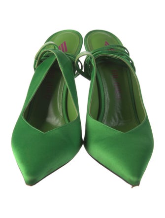 Attico Satin Slingback Pumps