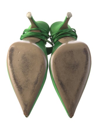 Attico Satin Slingback Pumps