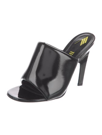 Attico Patent Leather Slides