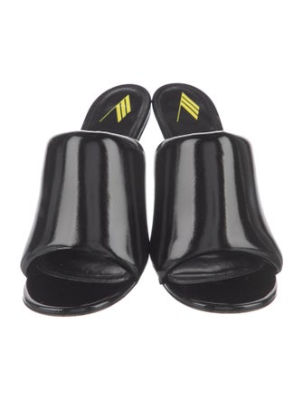 Attico Patent Leather Slides