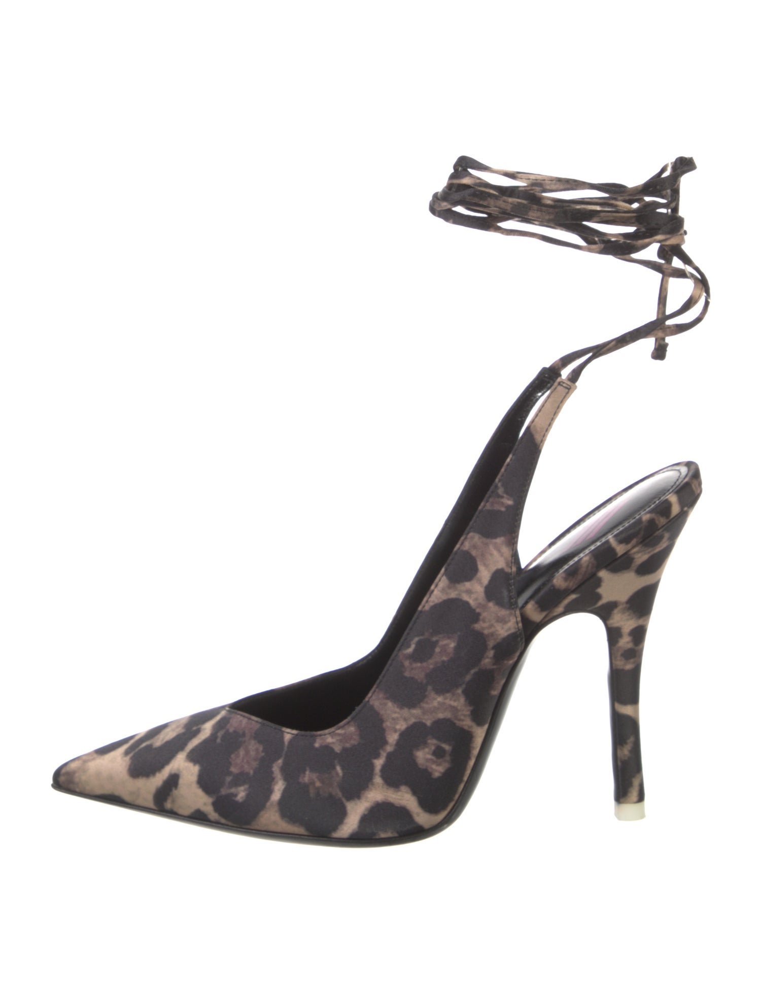 Attico Printed Slingback Pumps