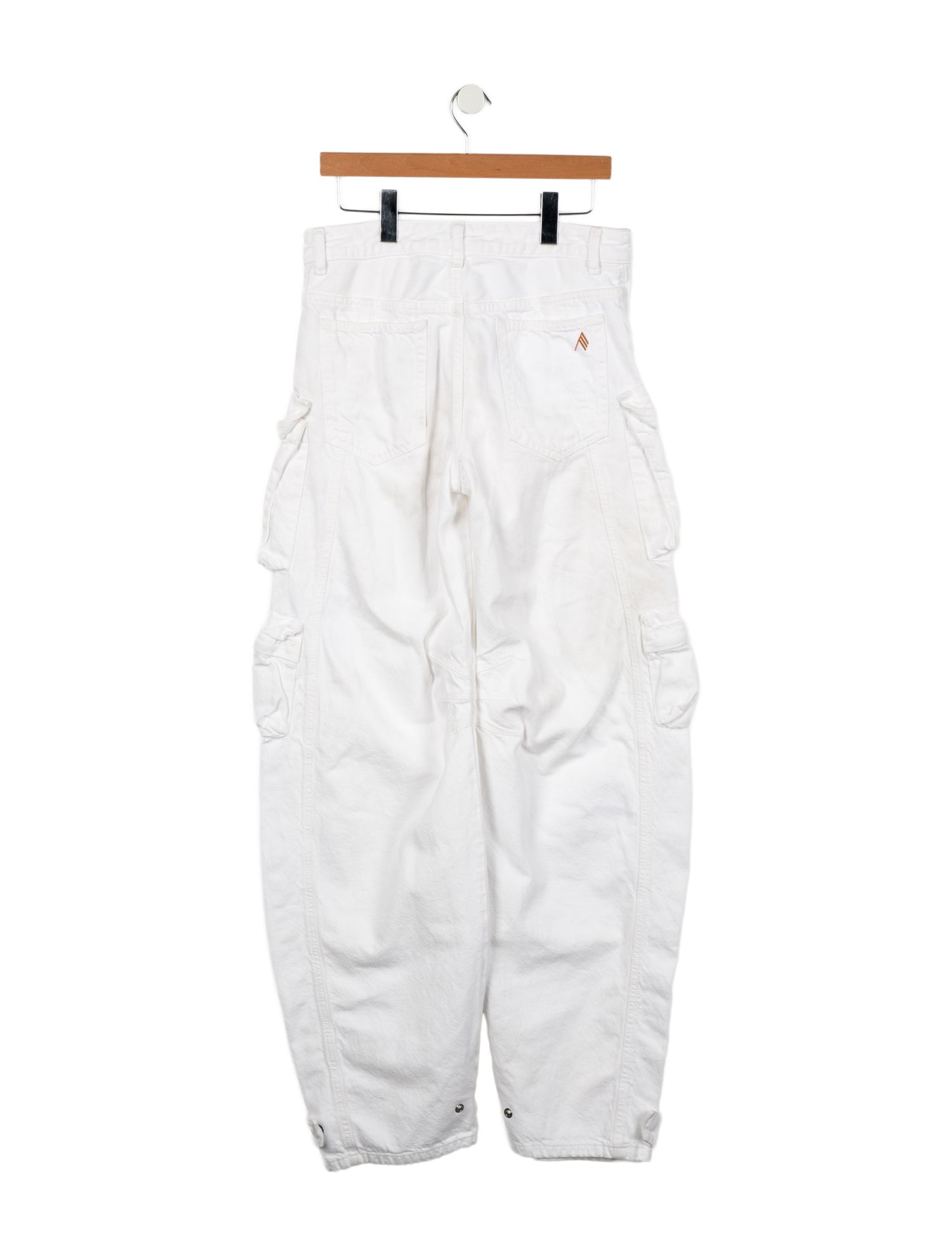 Attico High-Rise Wide Leg Jeans