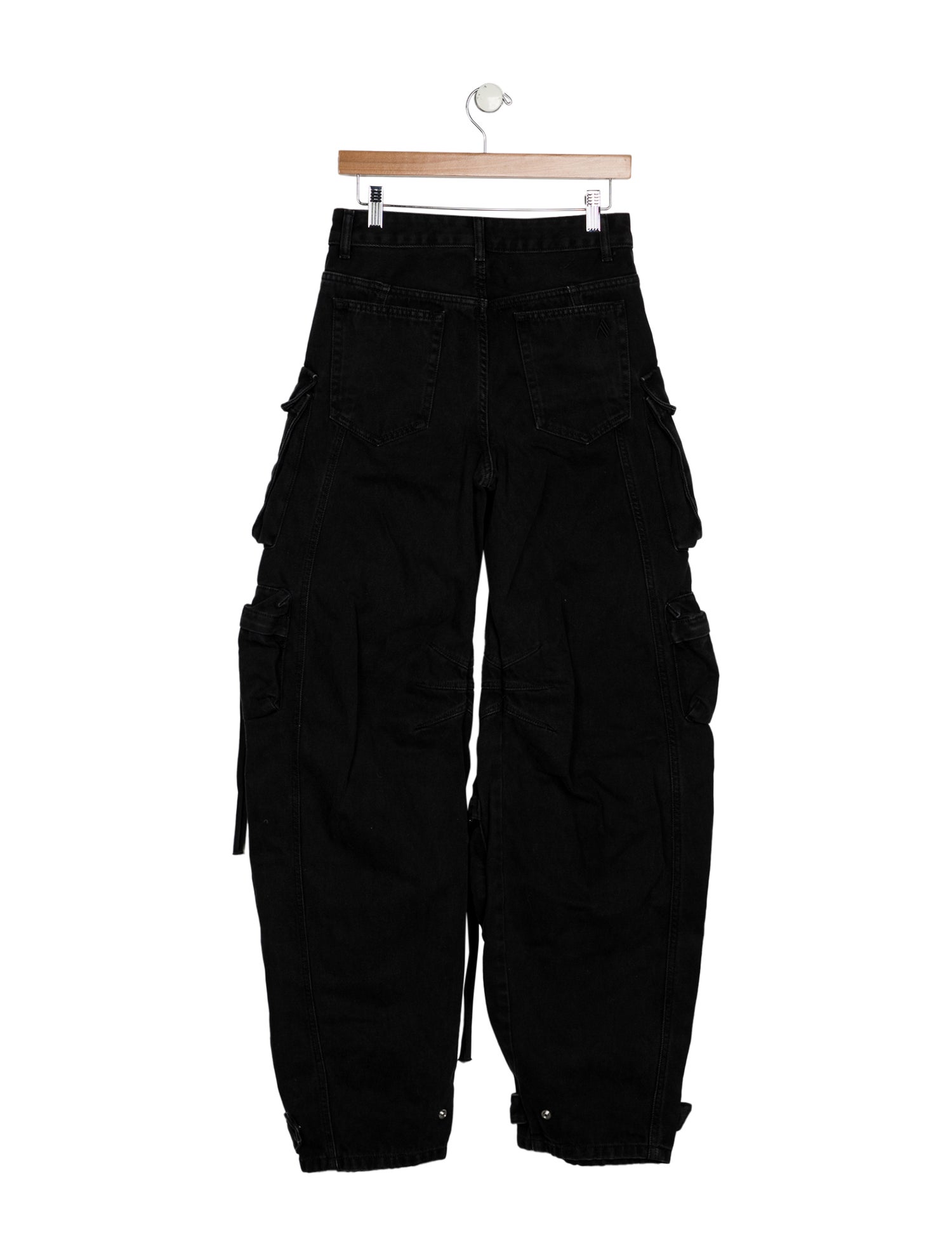 Attico High-Rise Wide Leg Jeans