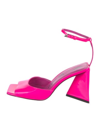 Attico Patent Leather Sandals