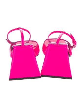 Attico Patent Leather Sandals