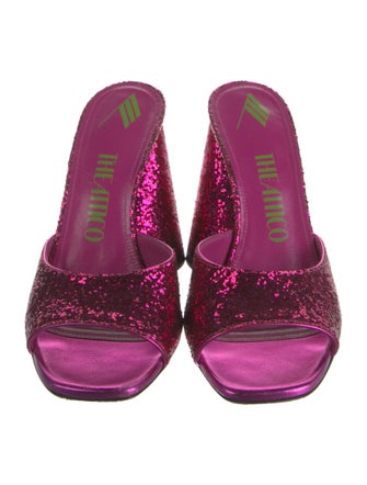 Attico Glitter Glitter Accents Slides