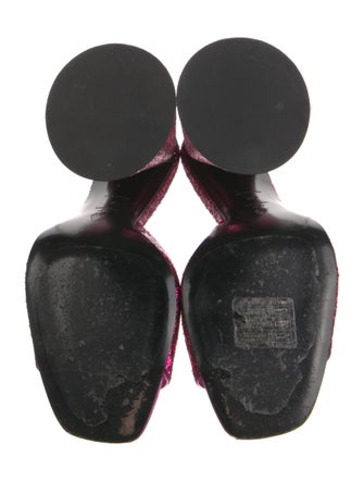 Attico Glitter Glitter Accents Slides