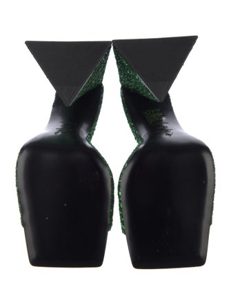 Attico Glitter Glitter Accents Slides