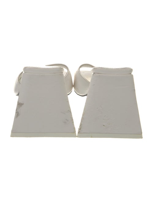 Attico Leather Slides