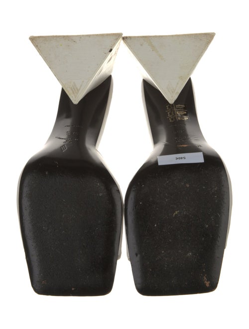 Attico Leather Slides