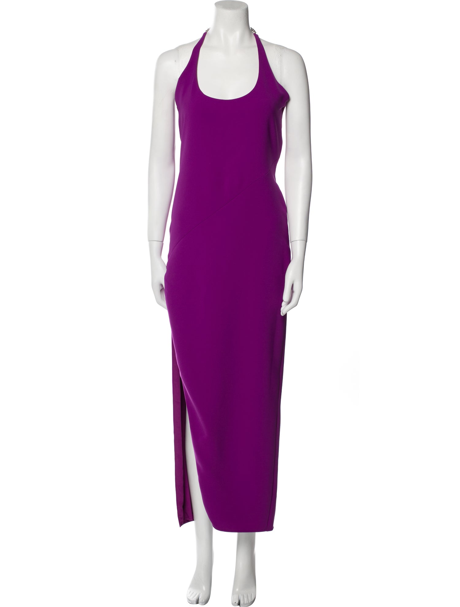 Attico Halterneck Long Dress