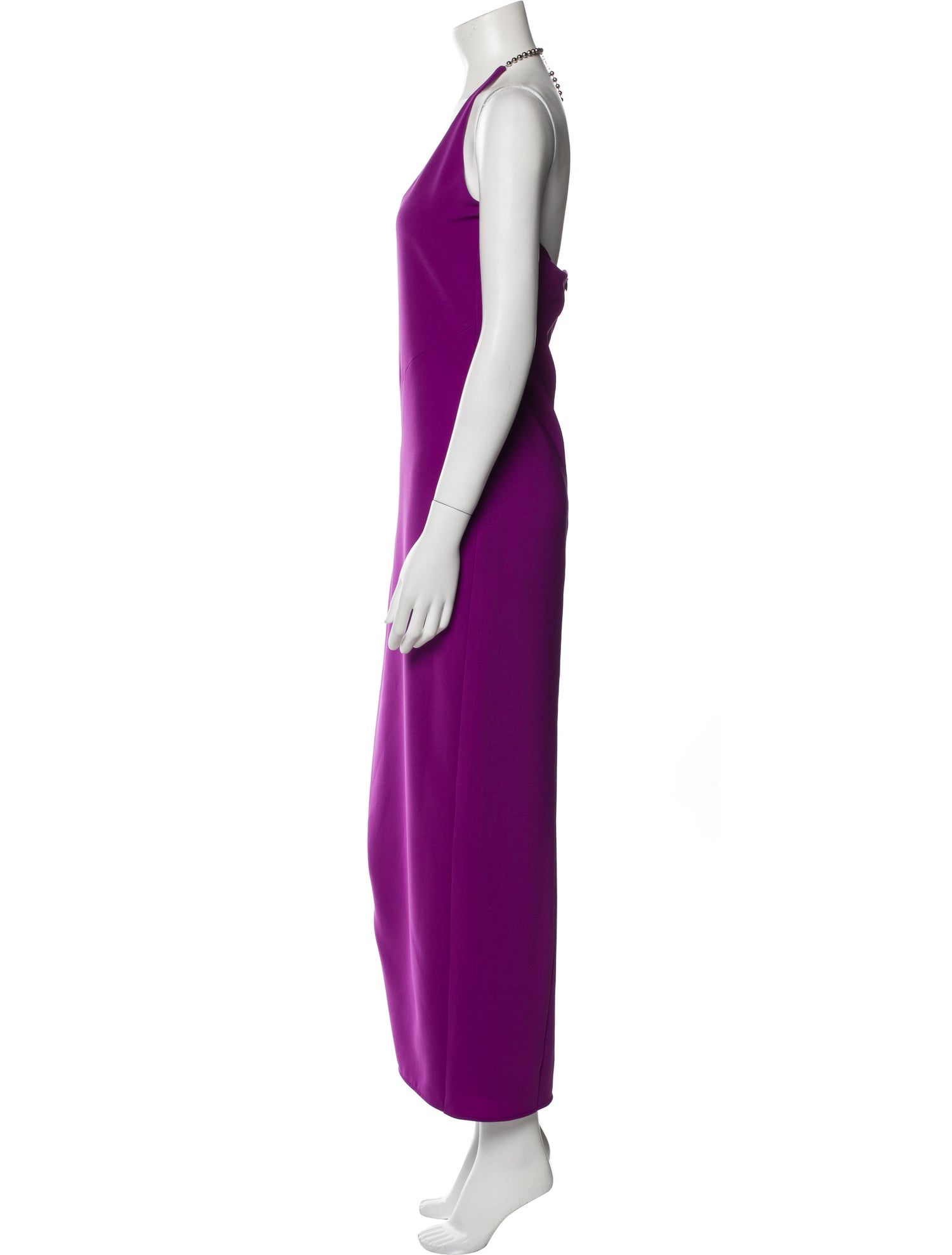 Attico Halterneck Long Dress