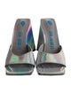 Attico Leather Slides