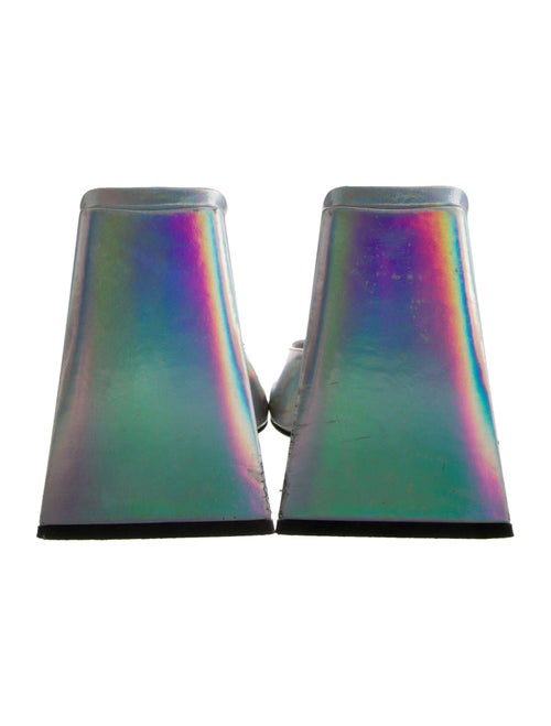 Attico Leather Slides