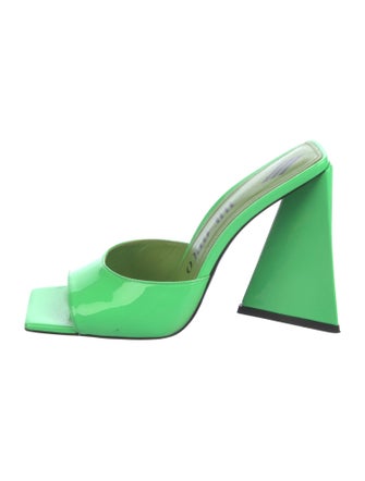 Attico Patent Leather Slides