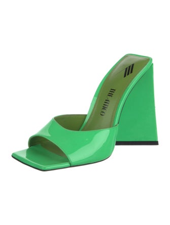 Attico Patent Leather Slides