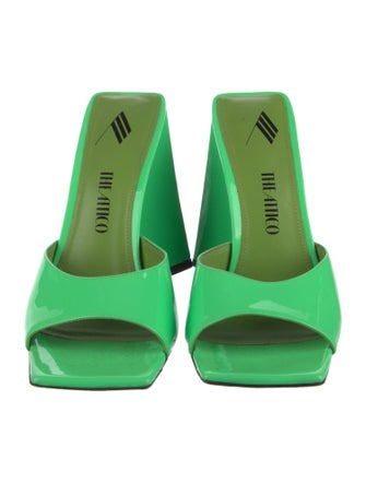 Attico Patent Leather Slides