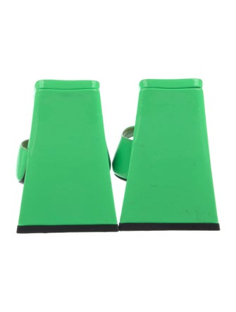 Attico Patent Leather Slides