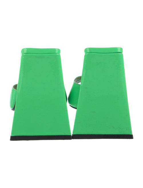 Attico Patent Leather Slides