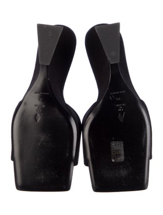 Attico Suede Crystal Embellishments Slides